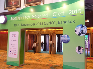 SolarTech 2015 バンコクにて
